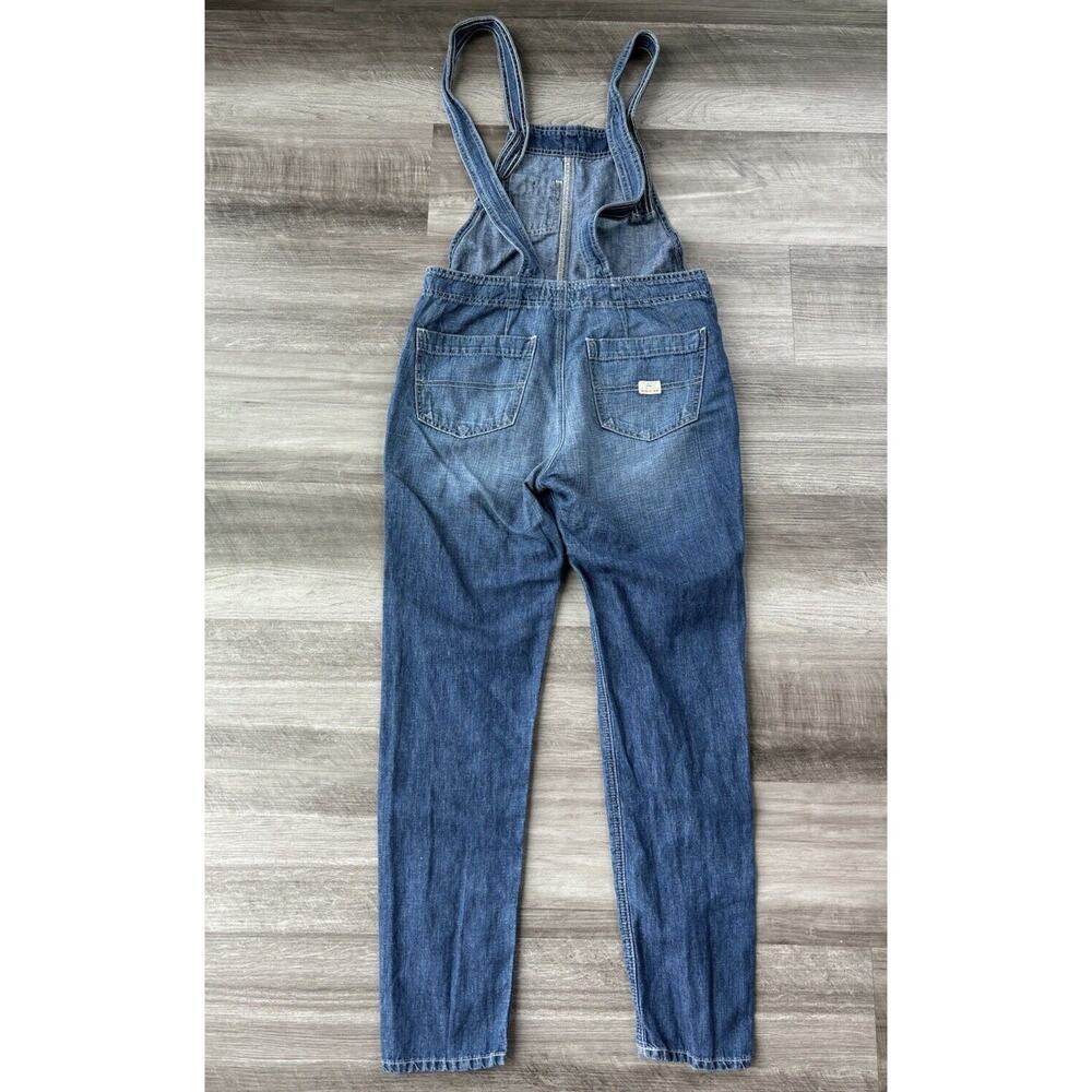 Big Star Womens Overalls Size XS Denim Cotton Linen Blue Jeans Pants - Picture 2 of 9